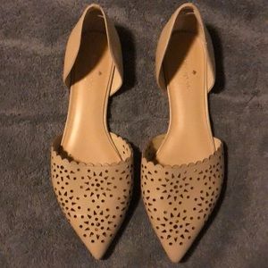 Kate Spade Nude flats